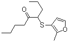 structure of CAS# 61295-50-9, 4-[(2-Methyl-3-Furanyl)Thio]-5-Nonanone;4-[(2-Methyl-3-Furyl)Sulfanyl]Nonan-5-One;4-[(2-Methyl-3-Furyl)Thio]Nonan-5-One;1,3-Dipropylacetonyl 2-Methyl-3-Furyl Sulfide
