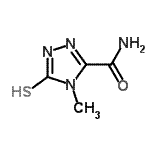 CAS#: 61320-82-9， 4-Methyl-5-Thioxo-4,5-Dihydro-1H-1,2,4-Triazole-3-Carboxamide