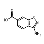 CAS#: 613262-39-8， 3-Amino-1,2-benzothiazole-6-carboxylic acid