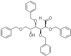 structure of CAS# 61330-61-8, 2,3,4,6-Tetrakis-O-(Phenylmethyl)-D-Mannose