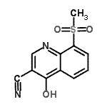 CAS#: 61338-19-0， 4-Hydroxy-8-(Methylsulfonyl)-3-Quinolinecarbonitrile
