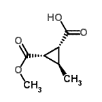 CAS#: 613681-19-9， (1R,2S,3R)-2-(Methoxycarbonyl)-3-methylcyclopropanecarboxylic acid