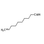 structure of CAS# 61549-49-3, 9-Decenenitrile;9-Decenenitrile;Dec-9-enenitrile;MFCD09801068