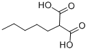 structure of CAS# 616-88-6, n-Pentylmalonic Acid;2-Amylmalonic Acid;1,1-Hexanedicarboxylic Acid;2-Pentylmalonate