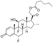 CAS#: 61618-92-6， 6alpha,9-Difluoro-11beta,21-Dihydroxy-16alpha-Methylpregna-1,4-Diene-3,20-Dione 21-Hexanoate