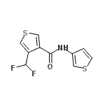 CAS#: 616204-52-5， 4-(Difluoromethyl)-N-(3-thienyl)-3-thiophenecarboxamide