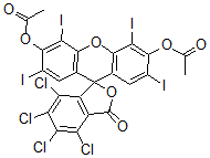 CAS#: 61738-01-0， 3',6'-Bis(Acetyloxy)-4,5,6,7-Tetrachloro-2',4',5',7'-Tetraiodo-Spiro[Isobenzofuran-1(3H),9'-[9H]Xanthen]-3-One