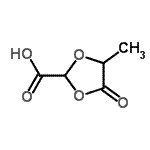 CAS#: 61799-61-9， 4-Methyl-5-Oxo-1,3-Dioxolane-2-Carboxylic Acid