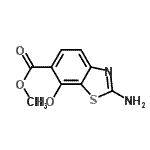 CAS#: 61809-04-9， Methyl 2-Amino-7-Hydroxy-1,3-Benzothiazole-6-Carboxylate