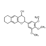 CAS#: 618461-53-3， 2-(3,4,5-Trimethoxyphenyl)-3,4,6,7,8,9-hexahydro-2H-benzo[g]chromen-4-ol