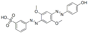CAS#: 61886-19-9， 3-[[4-[(4-Hydroxyphenyl)Azo]-2,5-Dimethoxyphenyl]Azo]Benzenesulphonic Acid