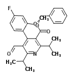 CAS#: 618892-25-4， Methyl 4-[2-(benzyloxy)-4-fluorophenyl]-5-formyl-2,6-diisopropylnicotinate