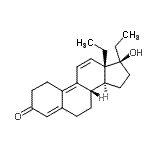 CAS#: 618903-56-3， (8S,13S,14S,17S)-13,17-Diethyl-17-hydroxy-1,2,6,7,8,13,14,15,16,17-decahydro-3H-cyclopenta[a]phenanthren-3-one