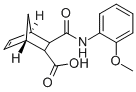structure of CAS# 61894-11-9, 3-(2-Methoxy-Phenylcarbamoyl)-Bicyclo[2.2.1]Hept-5-Ene-2-Carboxylic Acid;(1S,4R,5S,6S)-6-[[(2-Methoxyphenyl)Amino]-Oxomethyl]-5-Bicyclo[2.2.1]Hept-2-Enecarboxylate;Zinc00137565