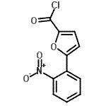 结构式 CAS# 61941-88-6, 5-(2-硝基苯基)-2-糠酰氯