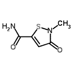 CAS#: 62020-65-9， 2-Methyl-3-Oxo-2,3-Dihydro-1,2-Thiazole-5-Carboxamide