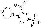 structure of CAS# 62054-72-2, 4-[2-Nitro-4-(Trifluoromethyl)Phenyl]-Morpholine;N-[2-Nitro-4-(Trifluoromethyl)Phenyl]Morpholine 97%;N-[2-Nitro-4-(Trifluoromethyl)Phenyl]Morpholine97%;1-Morpholino-2-Nitro-4-(Trifluoromethyl)Benzene