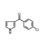 CAS#: 62128-38-5， (4-Chlorophenyl)(1H-Pyrrol-3-Yl)Methanone