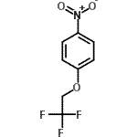 结构式 CAS# 62149-35-3, 1-硝基-4-(2,2,2-三氟乙氧基)苯