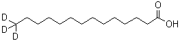 CAS#: 62217-71-4， (14,14,14-<Sup>2</Sup>H<Sub>3</Sub>)Tetradecanoic Acid