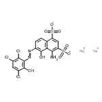 CAS#: 6222-49-7， Disodium 4-Amino-5-Hydroxy-6-[(2,3,5-Trichloro-6-Hydroxyphenyl)Diazenyl]-1,3-Naphthalenedisulfonate