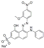 CAS#: 6222-55-5， Sodium 4-Hydroxy-5-[(2-Methoxy-4-Nitrophenyl)Azo]-6-(Phenylamino)Naphthalene-2-Sulphonate