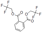 structure of CAS# 62240-27-1, Bis(2,2,2-Trifluoroethyl) Phthalate;Phthalic Acid Bis(2,2,2-Trifluoroethyl) Ester [Standard For Phthalate GLC Determination];Bis(2,2,2-Trifluoroethyl) Phthalate [Standard For Phthalate GLC Determination];PHTHALIC ACID BIS(2,2,2-TRIFLUOROETHYL) ESTER