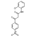 CAS 登录号：62254-06-2， N-(2-氯苯基)-3-(4-硝基苯基)-3-氧代丙酰胺