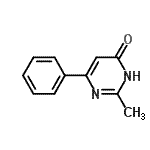 structure of CAS# 62260-39-3, 2-Methyl-6-Phenyl-4-Pyrimidinol;2-methyl-6-phenyl-4(3H)-pyrimidinone;2-Methyl-6-phenyl-4-pyrimidinol;2-Methyl-6-phenyl-4-pyrimidinol #