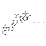 CAS#: 6227-07-2， Trisodium 2-Amino-6-({2,5-Dimethyl-4-[(2-Sulfonatophenyl)Diazenyl]Phenyl}Diazenyl)-5-Hydroxy-1,7-Naphthalenedisulfonate