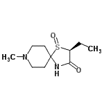 CAS#: 623168-05-8， (2S)-2-Ethyl-8-methyl-1-thia-4,8-diazaspiro[4.5]decan-3-one 1-oxide