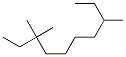 CAS 登录号：62338-16-3， 3,3,8-三甲基癸烷