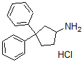 CAS#: 62367-42-4， 3,3-Diphenylcyclopentylamine Hydrochloride