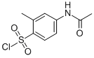 结构式 CAS# 62374-67-8, 4-(乙酰氨基)-2-甲基-苯磺酰氯