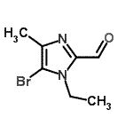 CAS#: 624746-79-8， 5-Bromo-1-ethyl-4-methyl-1H-imidazole-2-carbaldehyde