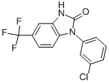 CAS#: 625458-06-2， 1-(3-Chlorophenyl)-1,3-dihydro-5-(trifluoromethyl)-2H-Benzimidazol-2-one