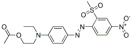 CAS#: 62554-89-6， 2-[N-Ethyl-P-[[2-(Methylsulphonyl)-4-Nitrophenyl]Azo]Anilino]Ethyl Acetate