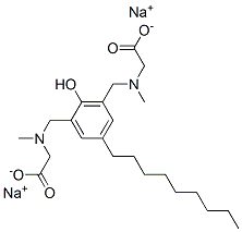 CAS#: 62568-43-8， Disodium N,N'-[(2-Hydroxy-5-Nonyl-1,3-Phenylene)Bis(Methylene)]Bis[N-Methylaminoacetate]