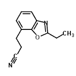 CAS#: 625850-72-8， 3-(2-Ethyl-1,3-benzoxazol-7-yl)propanenitrile