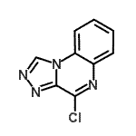 结构式 CAS# 62603-54-7, 4-氯[1,2,4]三唑并[4,3-a]喹喔啉