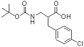 CAS#: 626220-65-3， 2-(4-Chlorobenzyl)-3-({[(2-methyl-2-propanyl)oxy]carbonyl}amino)propanoic acid