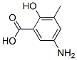 结构式 CAS# 6265-14-1, 5-氨基-2-羟基-3-甲基-苯甲酸