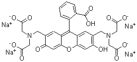 CAS#: 62698-56-0， 2-[2,7-Bis[[Bis(Carboxymethyl)Amino]Methyl]-6-Hydroxy-3-Oxo-3H-Xanthen-9-Yl]-Benzoic Acid Sodium Salt (1:4)