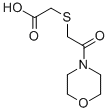 结构式 CAS# 62770-06-3, (2-吗啉-4-基-2-氧代-乙硫基)-乙酸