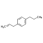 structure of CAS# 62826-25-9, 1-Allyl-4-Propylbenzene;3-(4-n-Propylphenyl)-1-propene