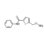CAS#: 628703-86-6， 5-[(Aminooxy)methyl]-N-phenyl-2-thiophenecarboxamide