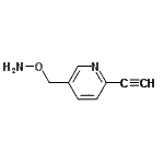 CAS#: 628704-32-5， 5-[(Aminooxy)methyl]-2-ethynylpyridine