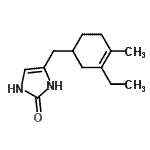 CAS#: 628731-36-2， 4-[(3-Ethyl-4-methyl-3-cyclohexen-1-yl)methyl]-1,3-dihydro-2H-imidazol-2-one