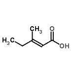 CAS#: 6290-97-7， (2E)-3-Methyl-2-Pentenoic Acid