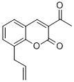 CAS 登录号：6301-16-2， 3-乙酰基-8-烯丙基-2H-苯并吡喃-2-酮
